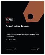 Теглайн 2022. Лучший сайт за 2 недели. Интернет-магазин неликвидной продукции. УК ПМХ. Бронза